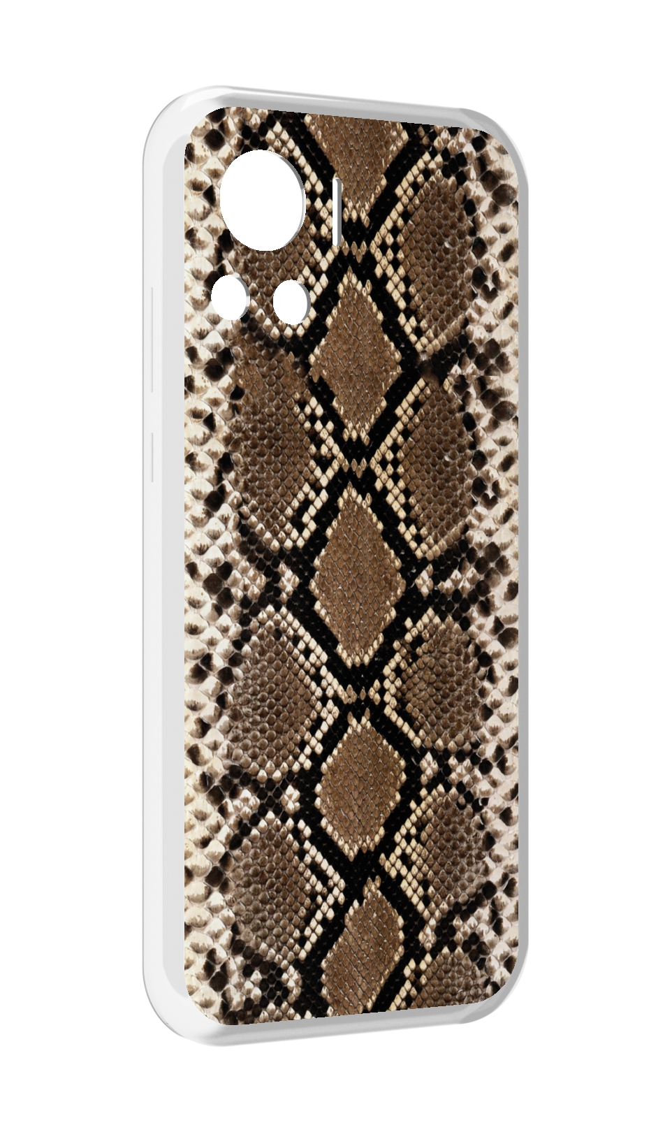 

Чехол MyPads змеиная кожа для Motorola Edge 30 Ultra, Прозрачный, Tocco