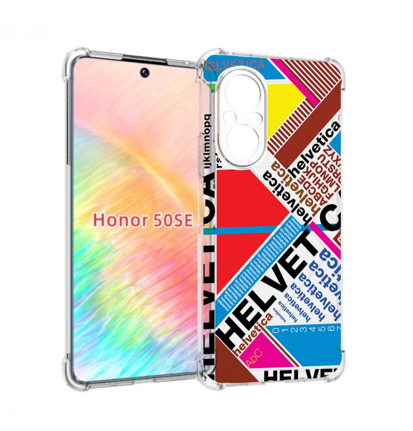 Чехол бампер MyPads HELVET для Honor 50 SE противоударный