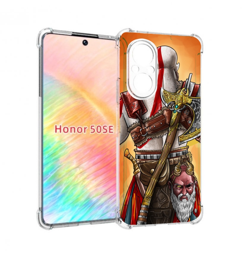 

Чехол бампер MyPads God of War для Honor 50 SE противоударный, Прозрачный, Tocco
