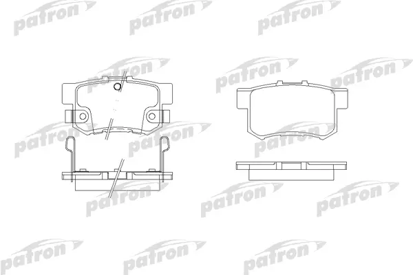 

Тормозные колодки PATRON дисковые PBP956