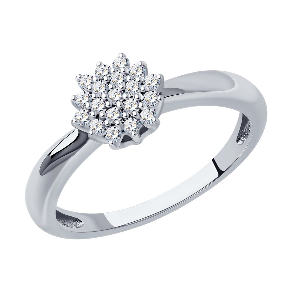 

Кольцо из золота р.  SOKOLOV Diamonds 1012317-3, бриллиант, 1012317-3