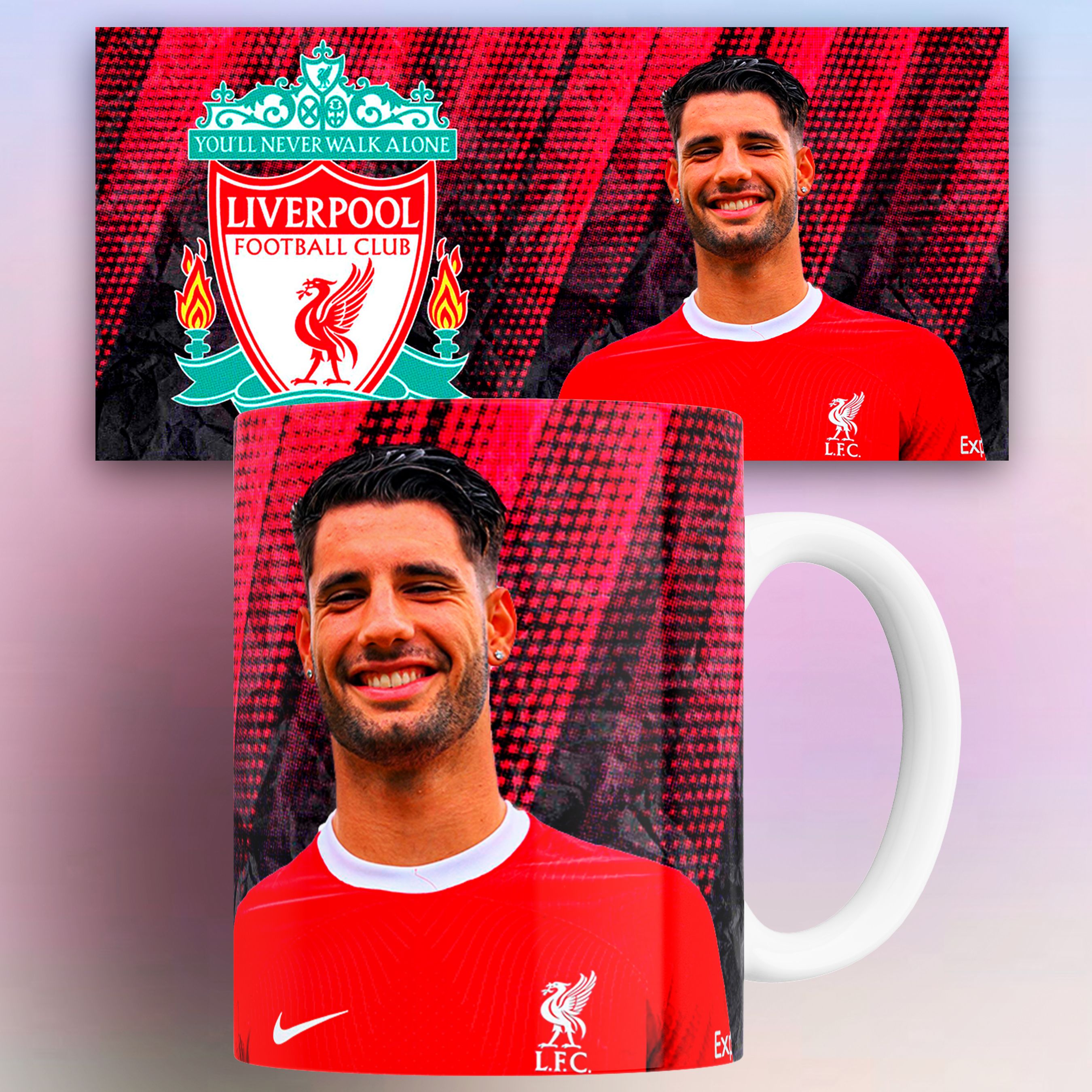 

Кружка футболист Доминик Собослаи Ливерпуль Liverpool FC 330 мл, Кружка футболист Доминик Собослаи Dominik Szoboszlai Ливерпуль Liverpool FC 330 мл