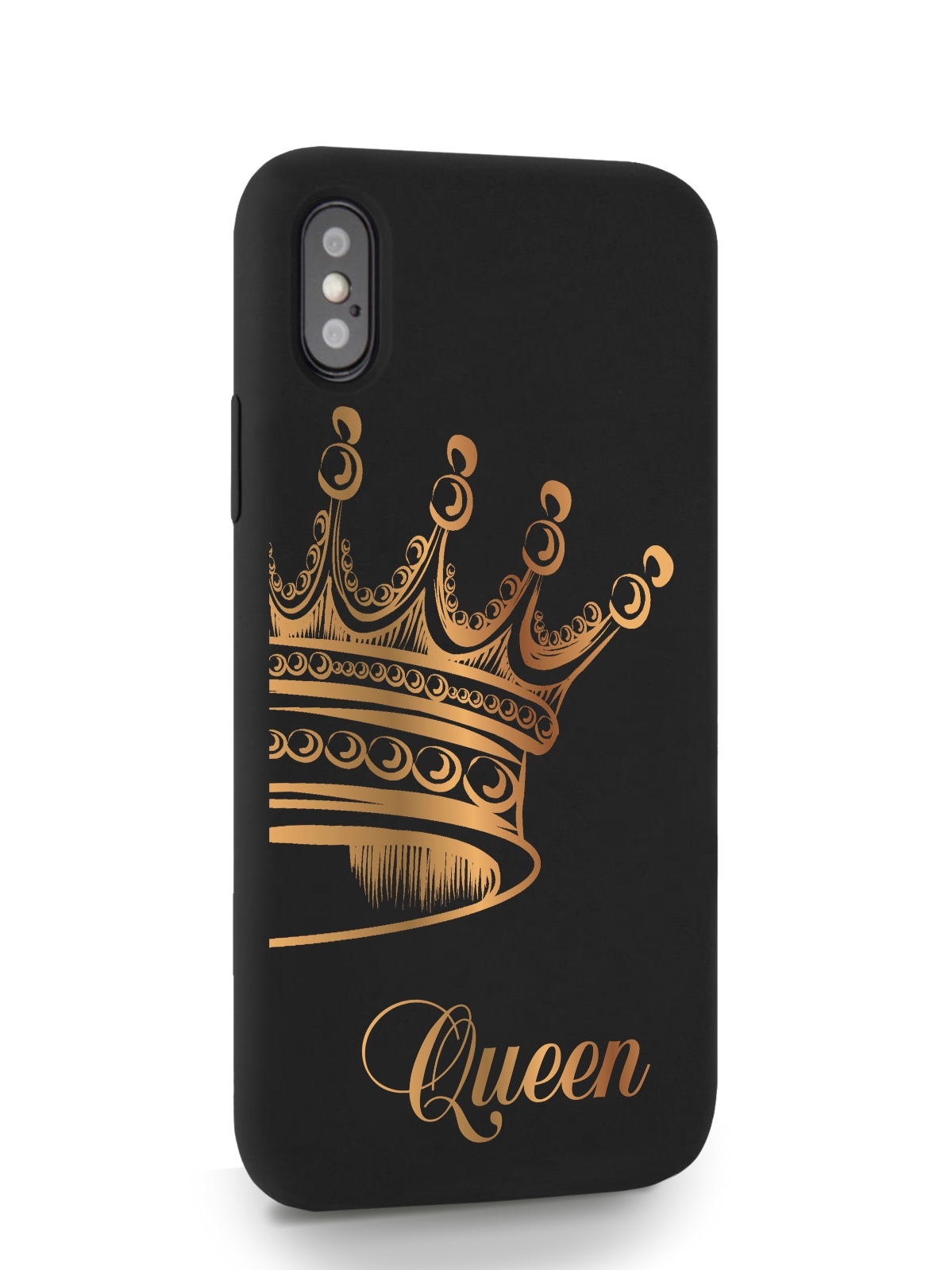 фото Чехол musthavecase для iphone x/xs queen черный