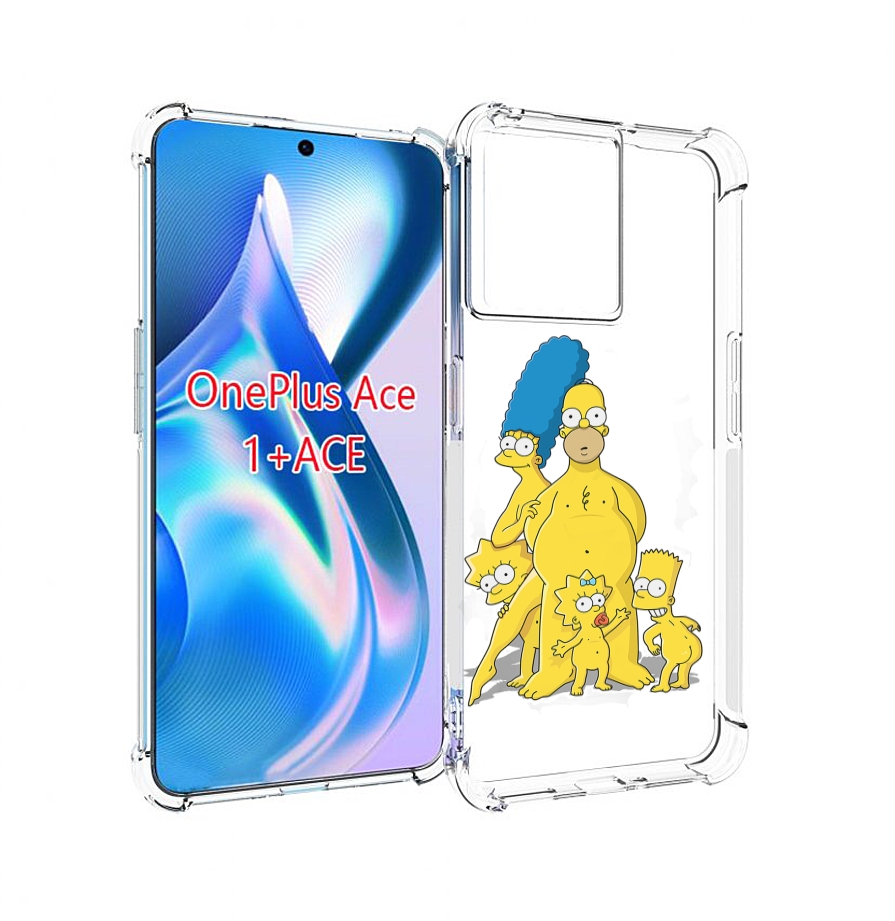 

Чехол MyPads семья-симпсонов для OnePlus Ace, Прозрачный, Tocco