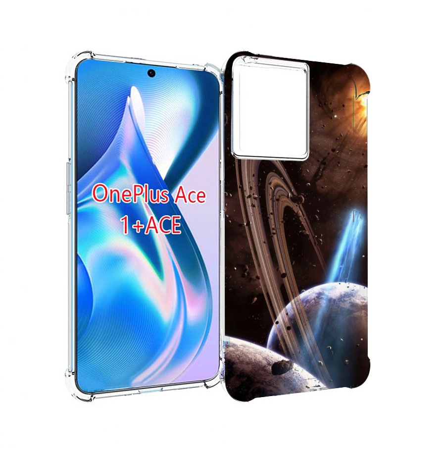 

Чехол MyPads сатурн в космосе для OnePlus Ace, Прозрачный, Tocco