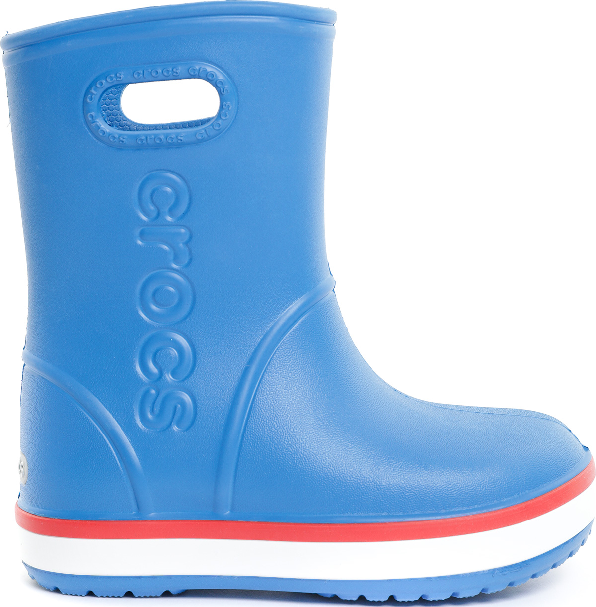 фото Сапоги резиновые crocs crocband rain boot цв. синий р. 30