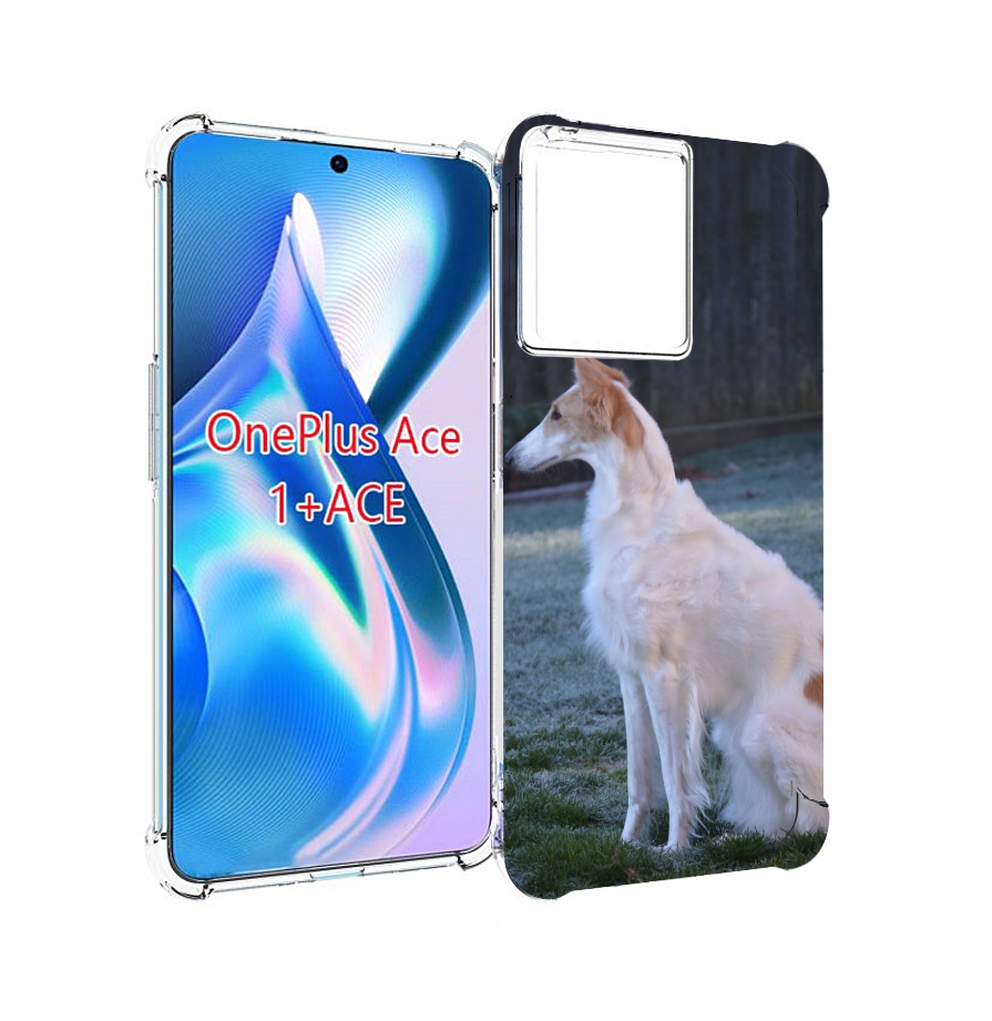 

Чехол MyPads русская псовая борзая для OnePlus Ace, Прозрачный, Tocco