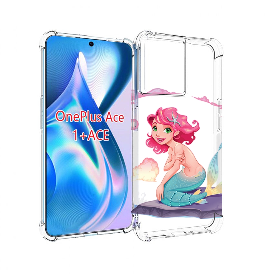 

Чехол MyPads русалочка для OnePlus Ace, Прозрачный, Tocco