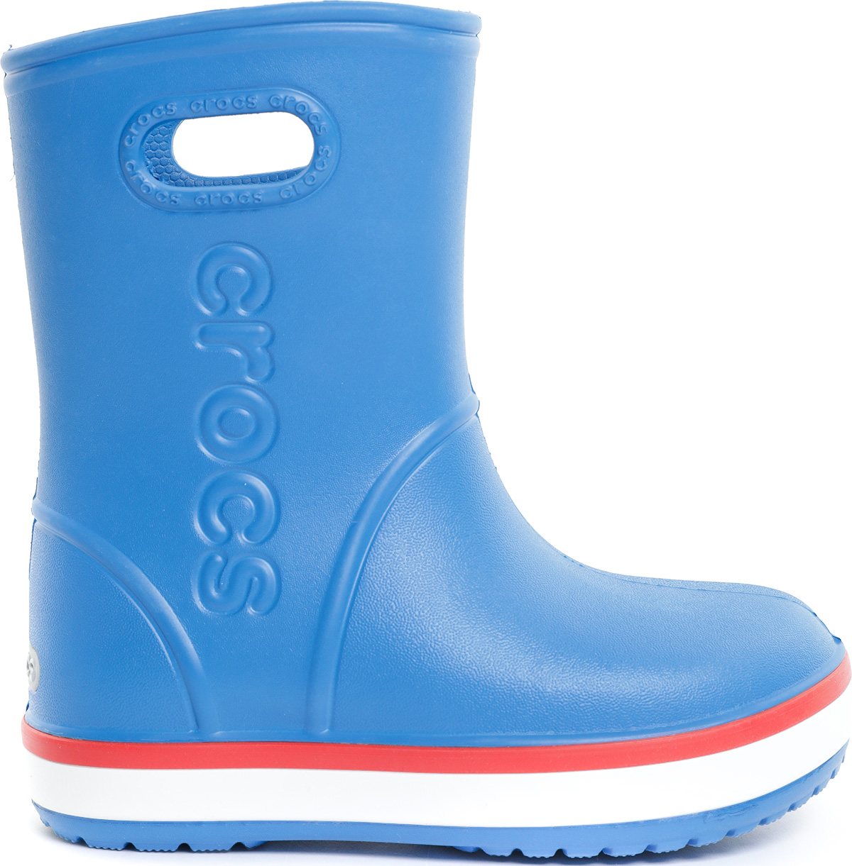 фото Сапоги резиновые crocs crocband rain boot цв. синий р. 27