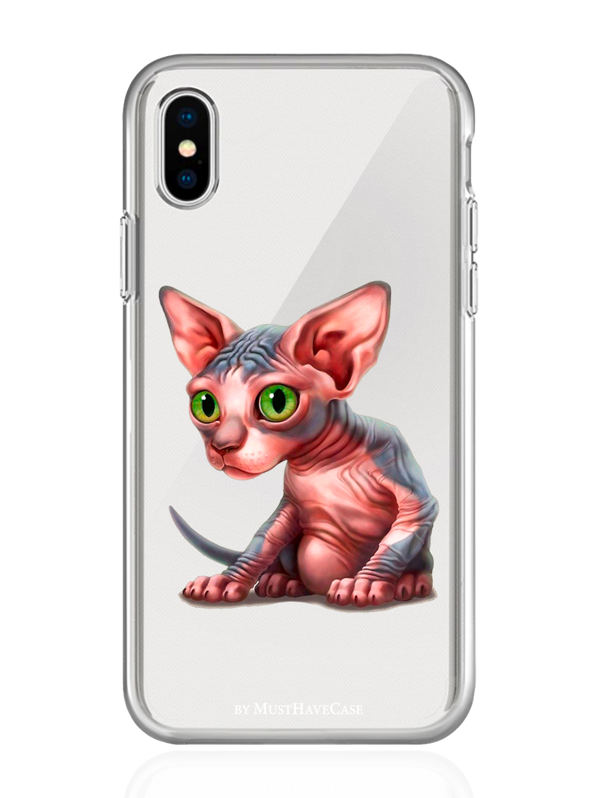 

Чехол MustHaveCase для iPhone X/XS Сфинкс прозрачный, iPhone X/XS Sphinx/ Сфинкс