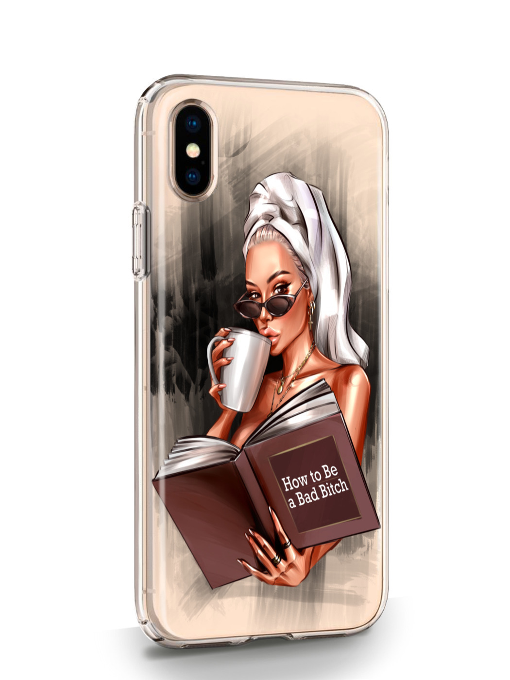 фото Чехол musthavecase для iphone x/xs how to be a bad bitch прозрачный