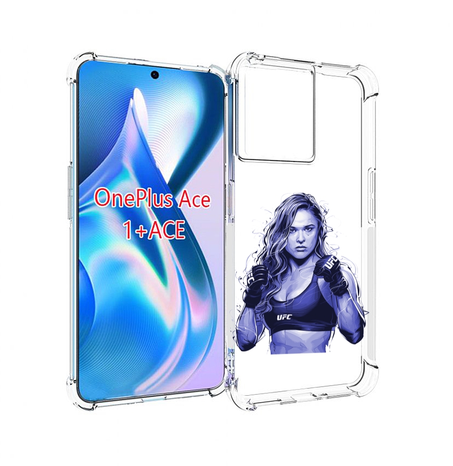 

Чехол MyPads ронда-роузи-юфс для OnePlus Ace, Прозрачный, Tocco