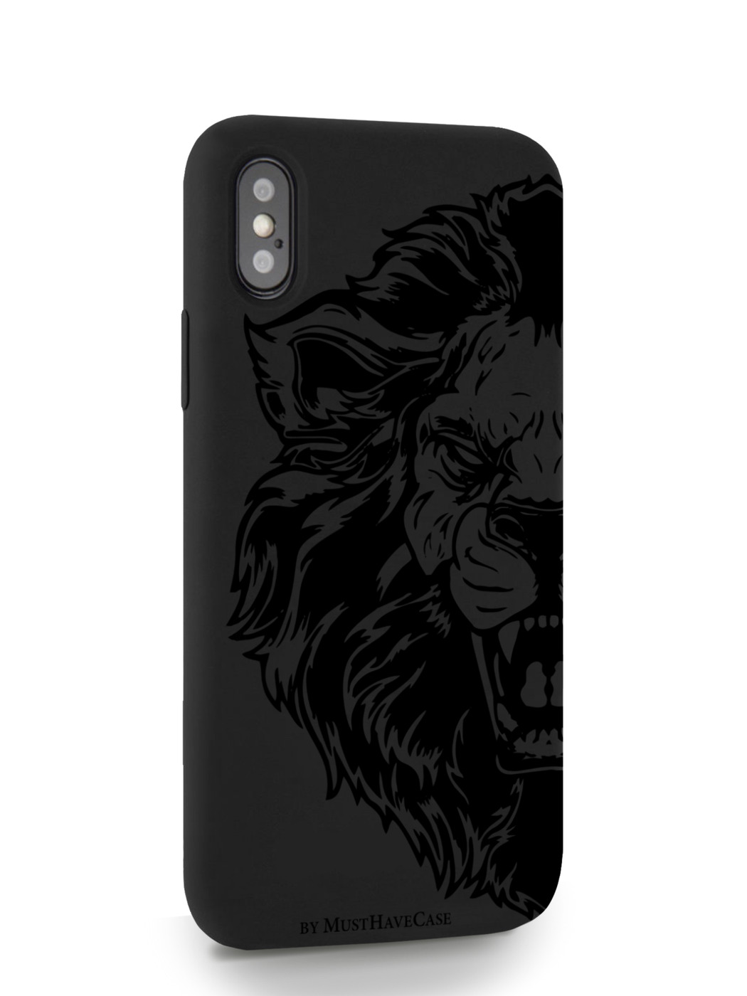 фото Чехол musthavecase для iphone x/xs король лев черный