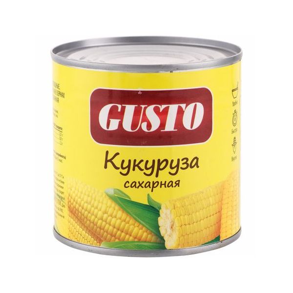 Кукуруза Gusto консервированная 340 г