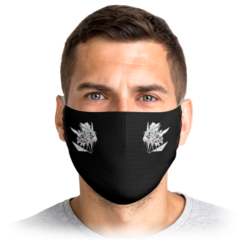 

Многоразовая маска Printio Stay away черная M, Stay away