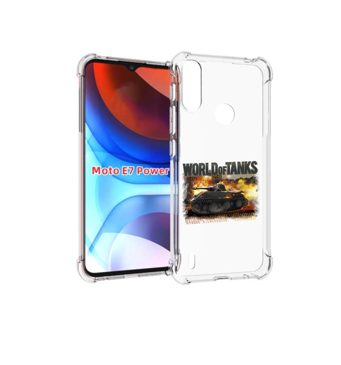 

Чехол MyPads Мир танков-2 для Motorola Moto E7 Power, Прозрачный, Tocco