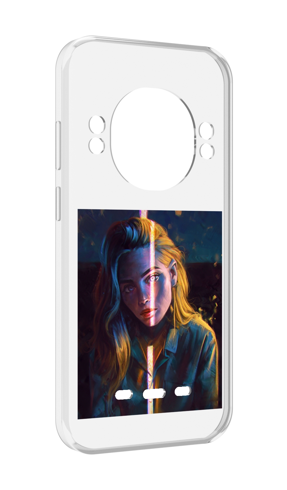 

Чехол MyPads девушка-в-тени для UleFone Power Armor 16 Pro, Прозрачный, Tocco