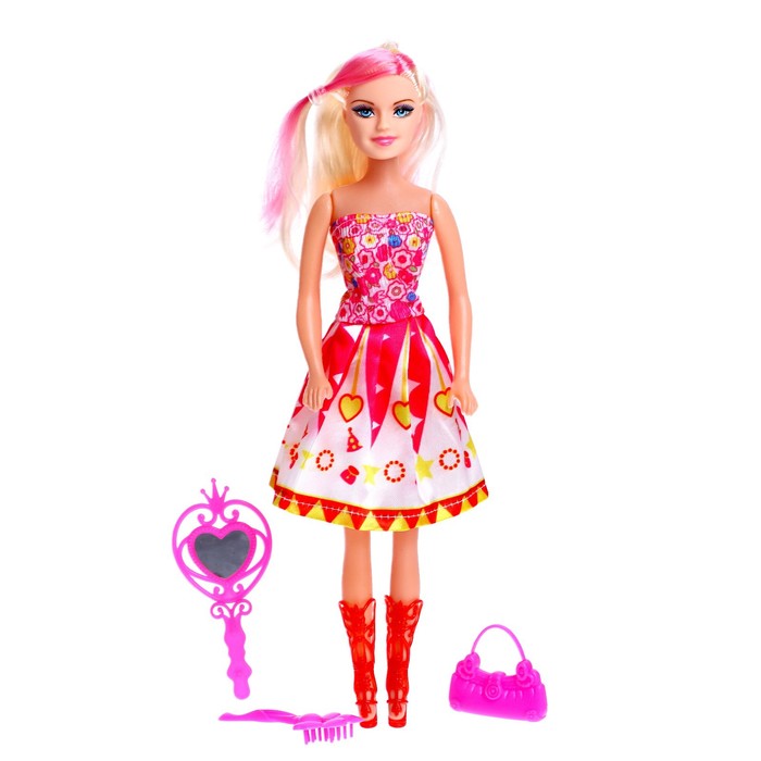 Кукла-модель Даша в платье, с аксессуарами, МИКС, 5068601W