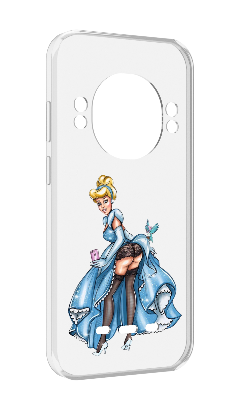 

Чехол MyPads девушка-в-платье-красивая женский для UleFone Power Armor 16 Pro, Прозрачный, Tocco