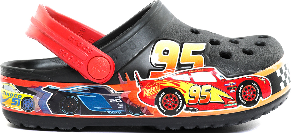 

Сандалии Crocs Crocsfldisneyandpixarcarsbdcgk цв. красный, синий р. 30, Fun Lab Disney & Pixar Cars