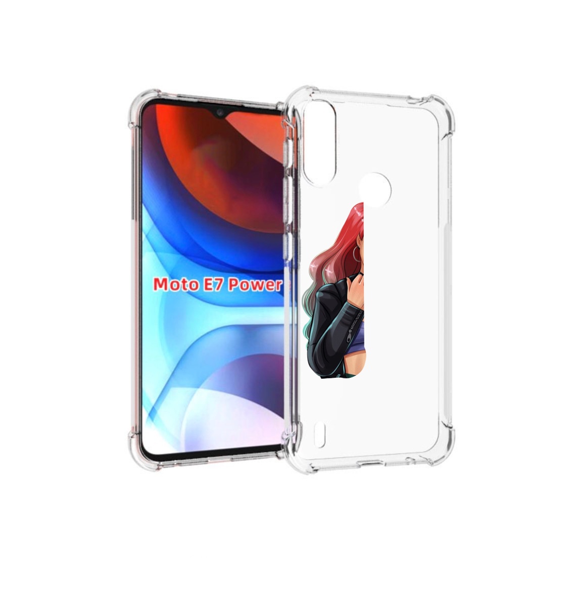 

Чехол MyPads Ариэль-русалочка-готика для Motorola Moto E7 Power, Прозрачный, Tocco