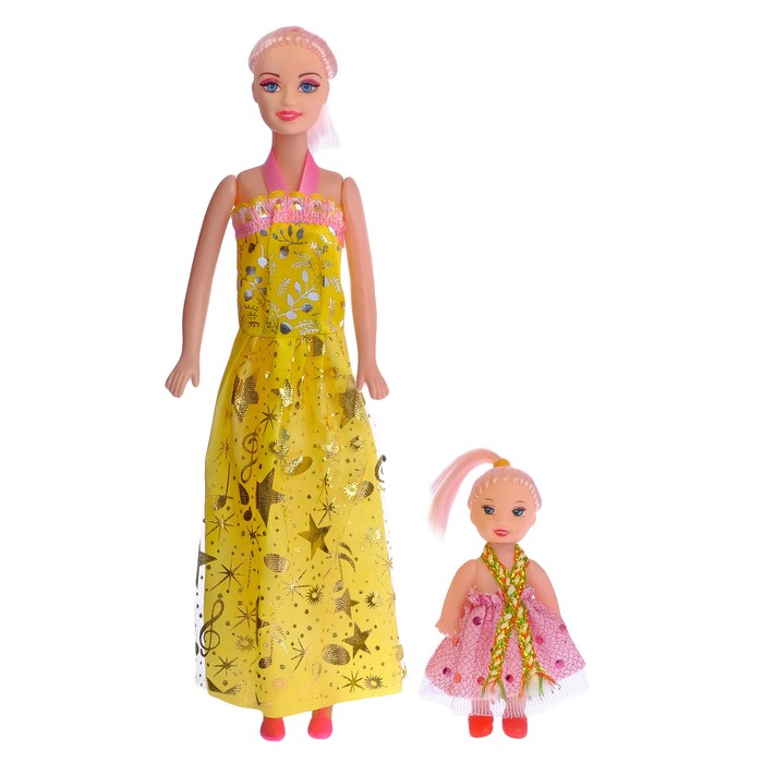 Кукла-модель Каролина с малышкой, МИКС, 664802W