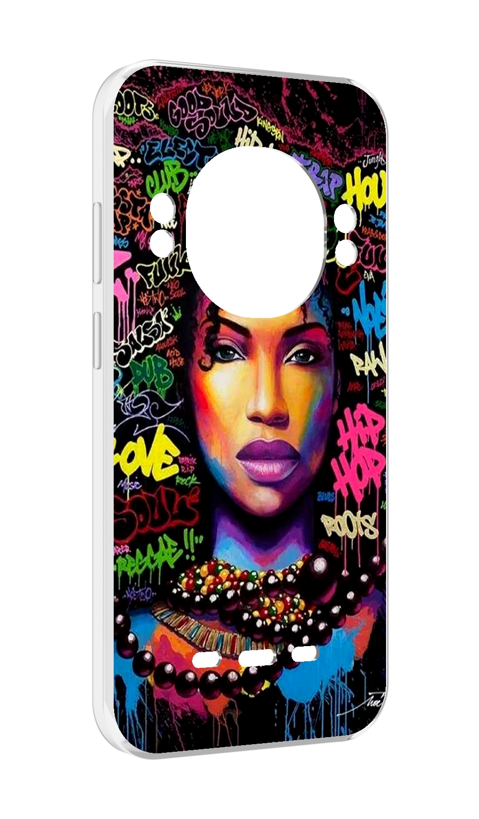 

Чехол MyPads девушка-в-граффити женский для UleFone Power Armor 16 Pro, Прозрачный, Tocco