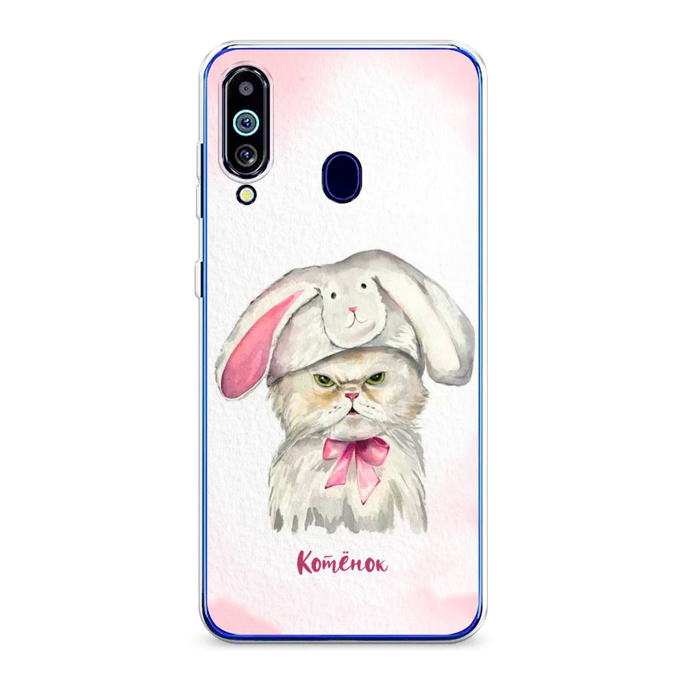 

Чехол на Samsung Galaxy M40 "Мой котёнок", Розовый;серый, 28750-1