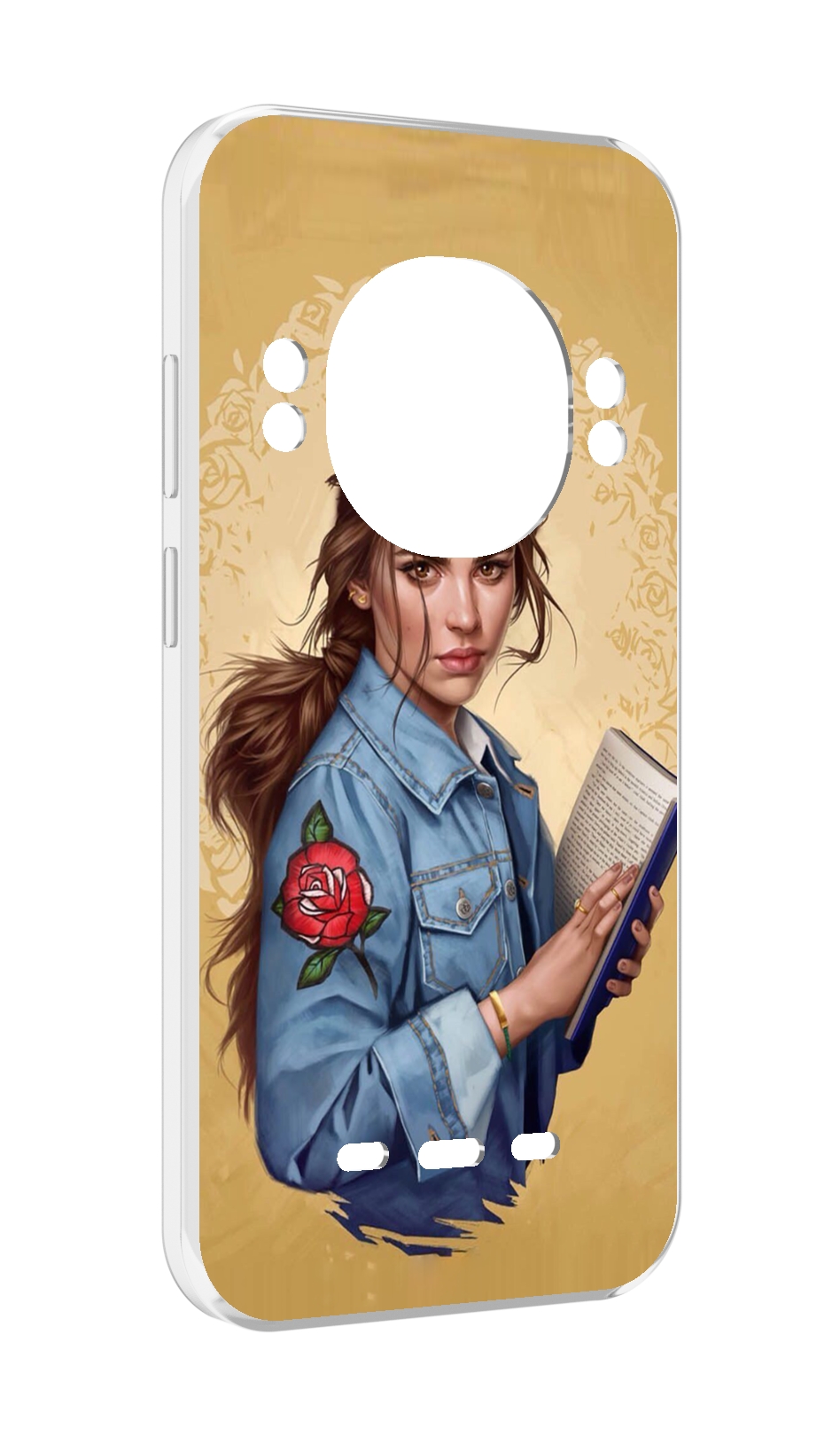 

Чехол MyPads девушка-в-бежевом-фоне для UleFone Power Armor 16 Pro, Прозрачный, Tocco