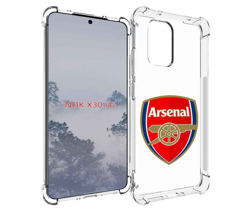 

Чехол MyPads ФК Арсенал логотип для Nokia X30 5G, Tocco