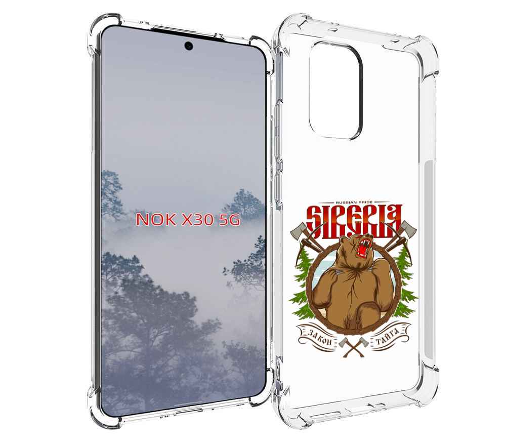 

Чехол MyPads Тайга для Nokia X30 5G, Tocco