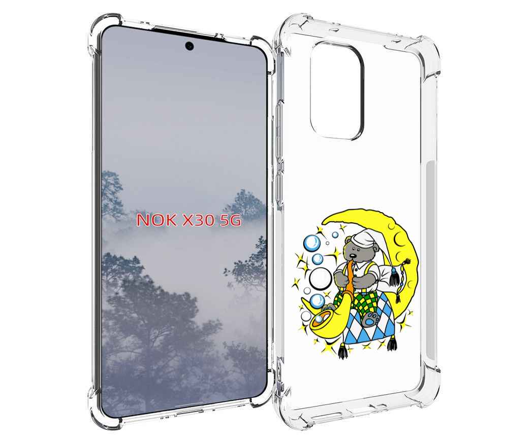 

Чехол MyPads Сырная луна для Nokia X30 5G, Tocco