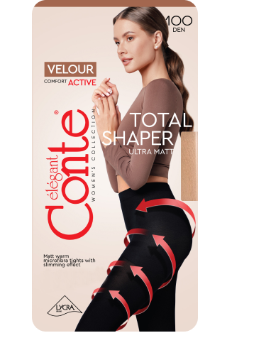 

Колготки женские Conte VELOUR ACTIVE 100 черные, Черный, VELOUR ACTIVE 100