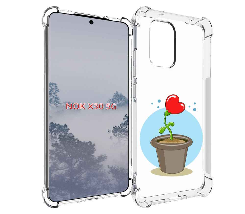 

Чехол MyPads Растение любви 14 февраля для Nokia X30 5G, Tocco