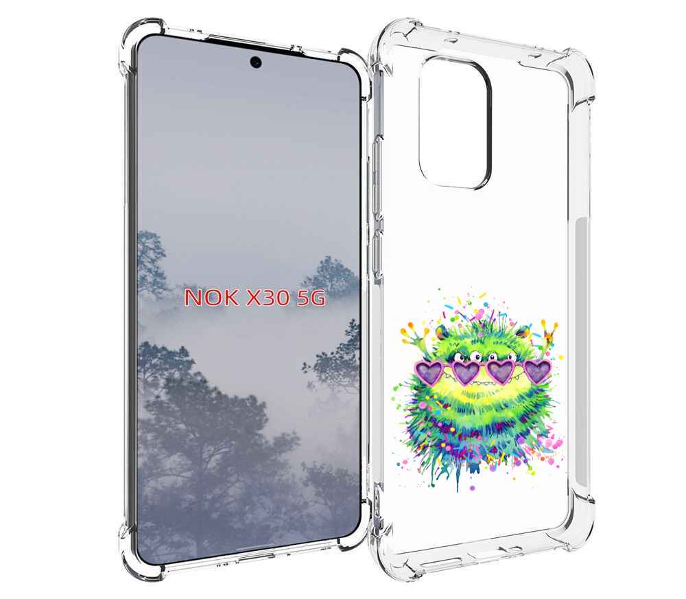 

Чехол MyPads Пушистый персонаж для Nokia X30 5G, Tocco
