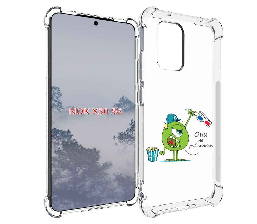 

Чехол MyPads Очки не работают для Nokia X30 5G, Tocco