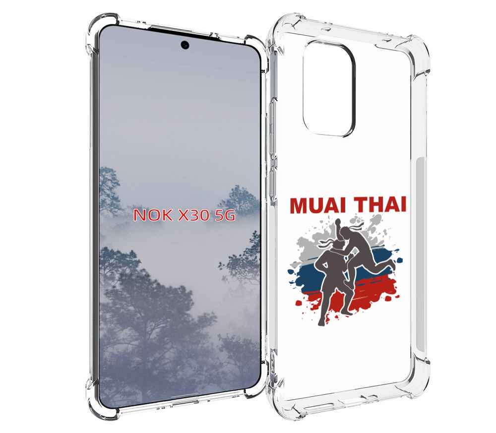 

Чехол MyPads Муайтай для Nokia X30 5G, Tocco