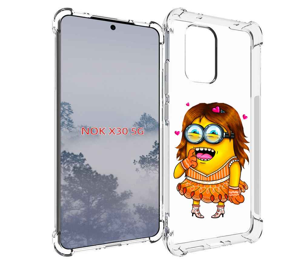 

Чехол MyPads Миньон девочка для Nokia X30 5G, Tocco