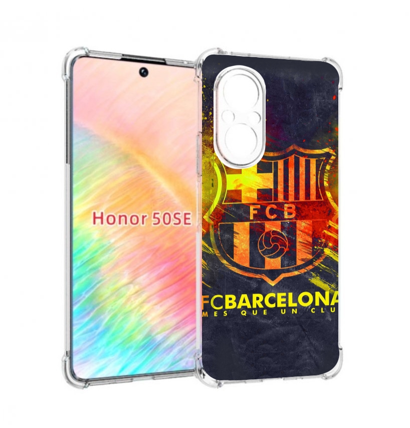 

Чехол бампер MyPads FC-Barcelona-Wallpaper-3 для Honor 50 SE про, Прозрачный, Tocco
