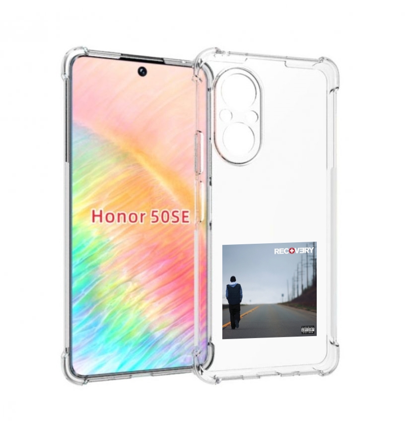 

Чехол Бампер Mypads Eminem Recovery Для Honor 50 Se Противоударный, Прозрачный, Tocco