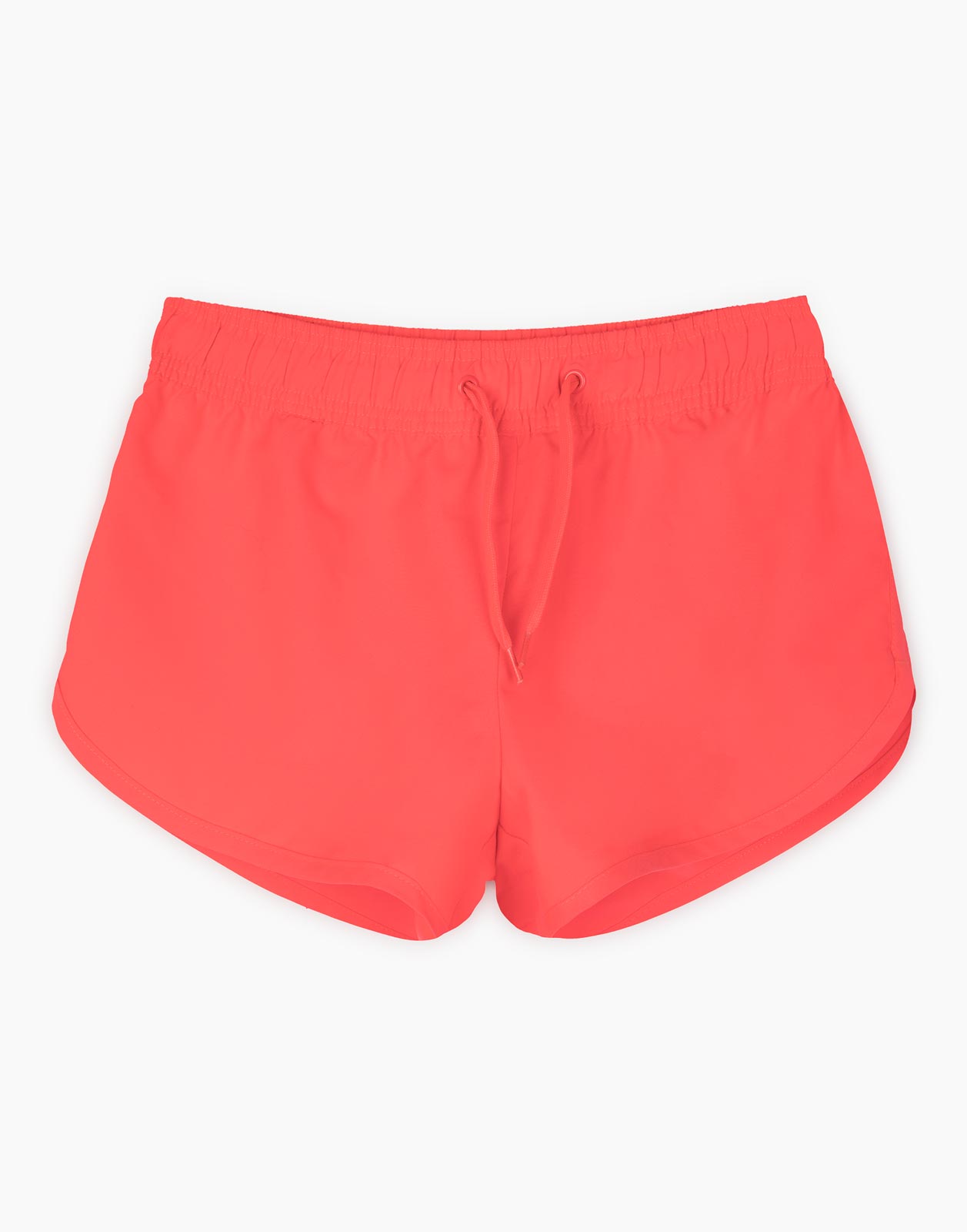 Коралловые пляжные шорты для девочки р.134-140