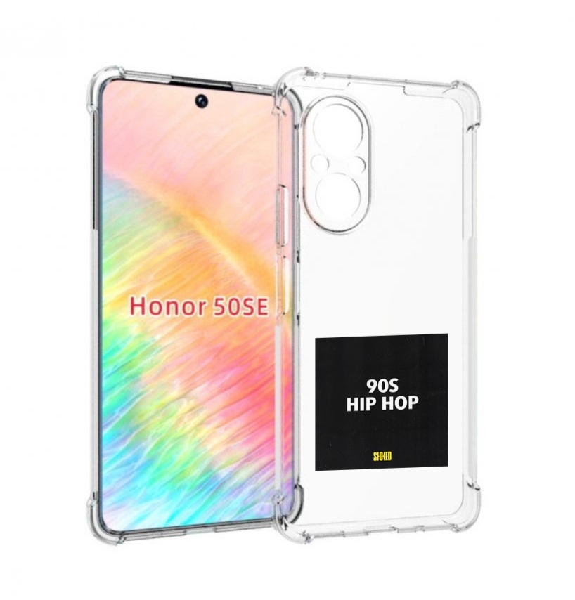 

Чехол бампер MyPads Eazy-E 90S Hip Hop для Honor 50 SE противоуд, Прозрачный, Tocco
