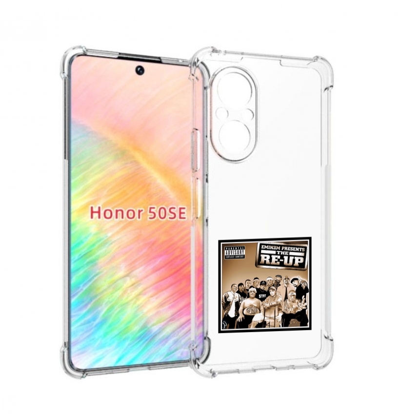 

Чехол Бампер Mypads Eminem Presents, The Re-Up Для Honor 50 Se П, Прозрачный, Tocco
