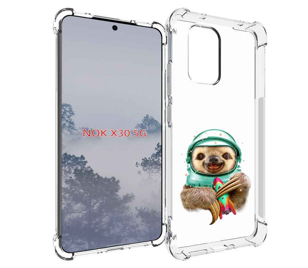 

Чехол MyPads Ленивец астронавт для Nokia X30 5G, Tocco