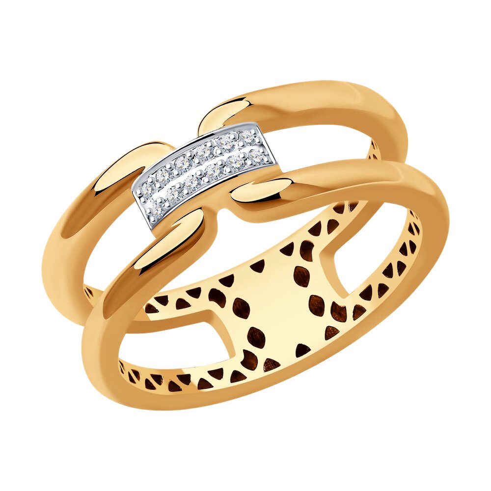 

Кольцо из красного золота с бриллиантом р. , SOKOLOV Diamonds 1012292, 1012292