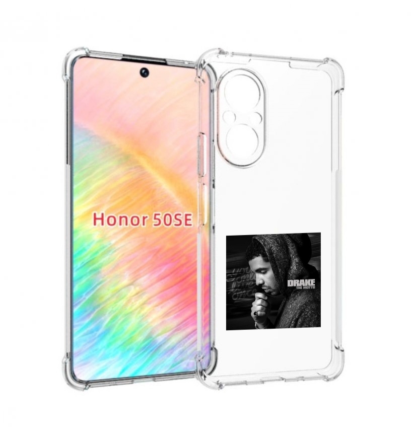 

Чехол бампер MyPads Drake - The Motto для Honor 50 SE противоуда, Прозрачный, Tocco