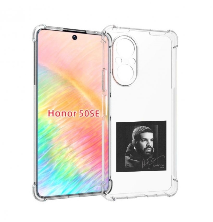 

Чехол бампер MyPads Drake - Scorpion для Honor 50 SE противоударный, Прозрачный, Tocco