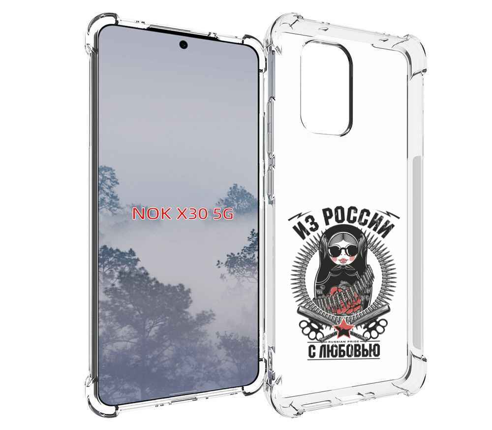 

Чехол MyPads Из России с любовью для Nokia X30 5G, Tocco
