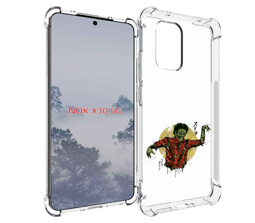 

Чехол MyPads Зомби для Nokia X30 5G, Tocco