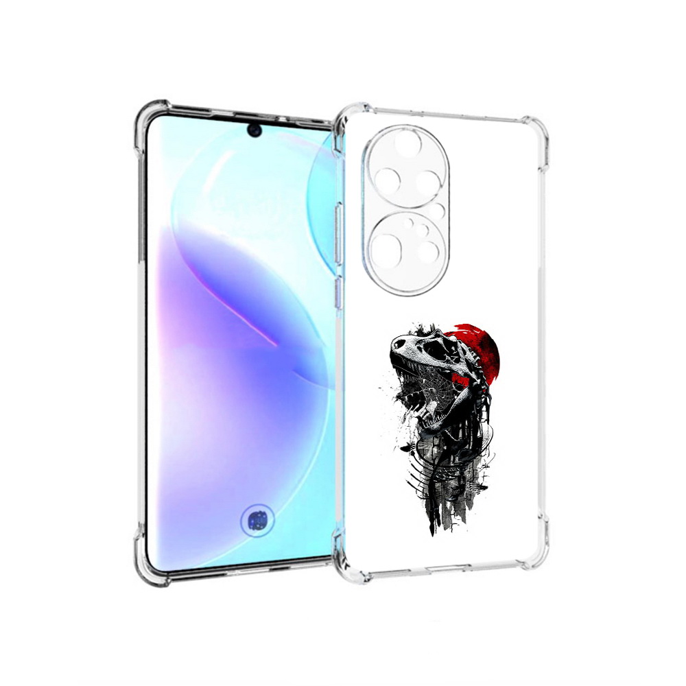 Чехол MyPads Tocco для Huawei P50 Pro вымерший динозавр